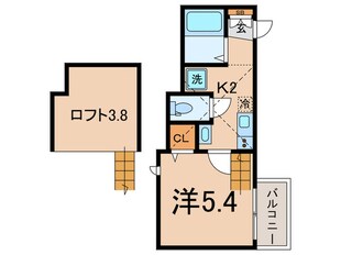 Glanz都立大の物件間取画像